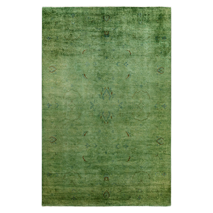 Overdyed Wool Rug - 6'1" x 9'3"