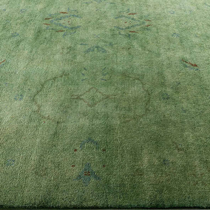 Overdyed Wool Rug - 6'1" x 9'3"