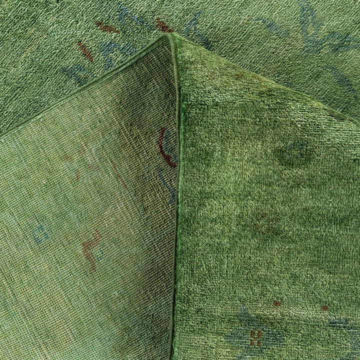 Overdyed Wool Rug - 6'1" x 9'3"