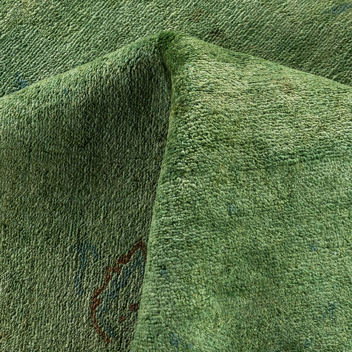 Overdyed Wool Rug - 6'1" x 9'3"