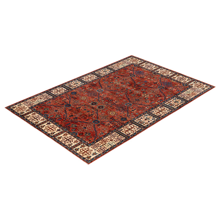 Traditional Serapi Wool Rug - 6' x 8'10"