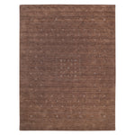 Transitional Gabbeh Wool Rug Brown / 6x9
