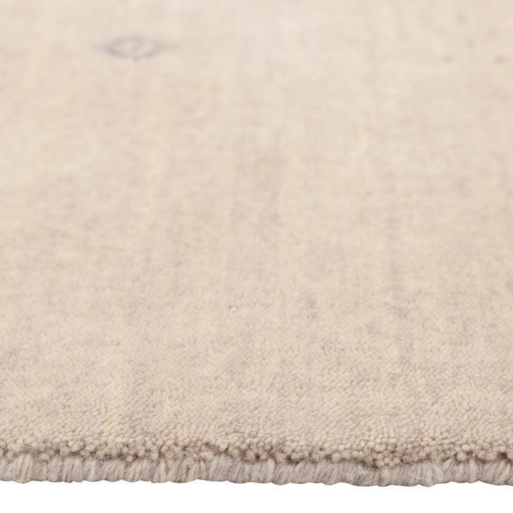 Transitional Gabbeh Wool Rug Beige / 8x10