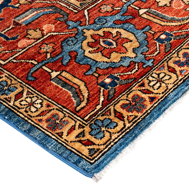 Traditional Serapi Wool Rug - 9'2" x 11'11"