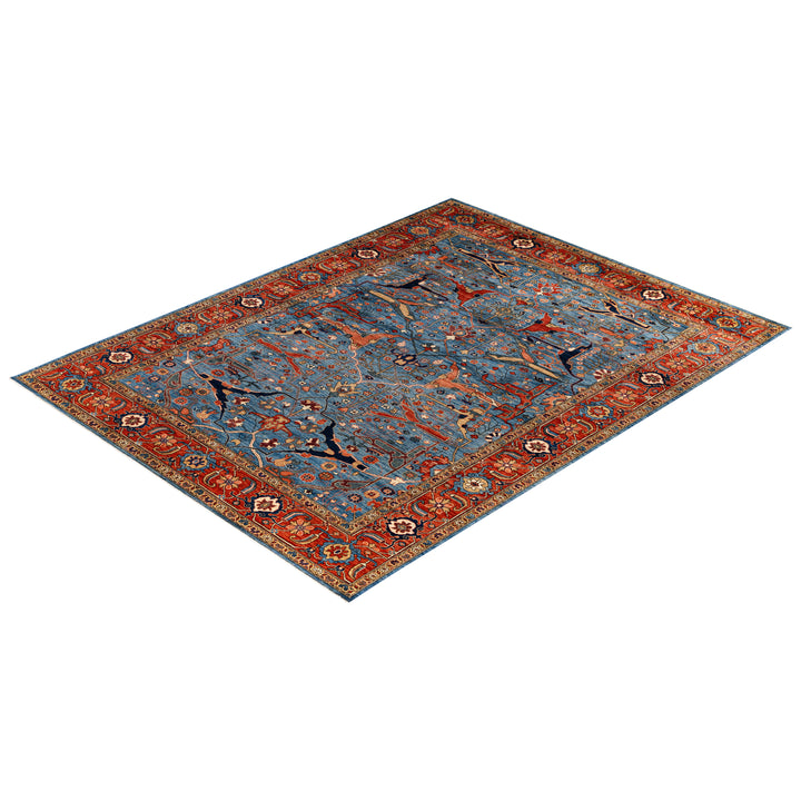 Traditional Serapi Wool Rug - 9'2" x 11'11"