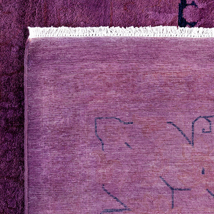 Overdyed Wool Rug - 6'1" x 8'10"