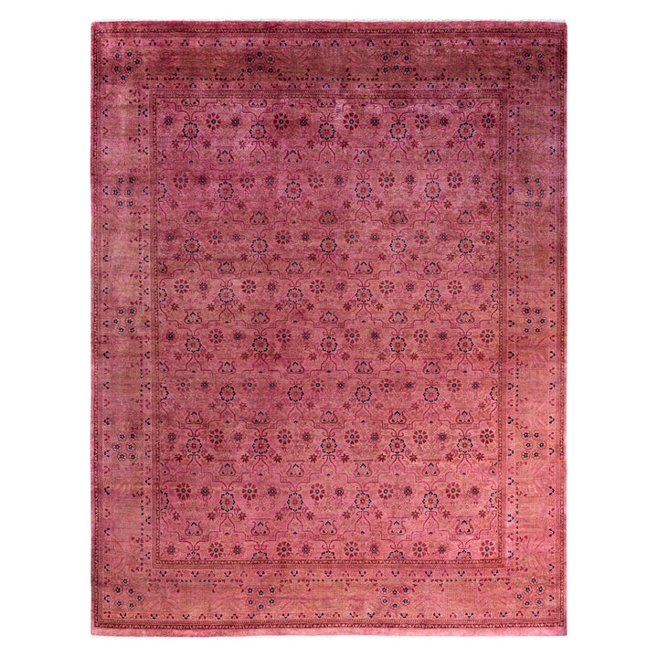 Overdyed Wool Rug - 7'10" x 10'1"