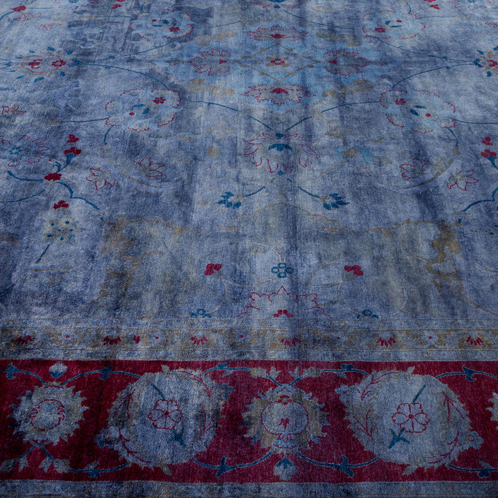 Overdyed Wool Rug - 9'3" x 12'3"