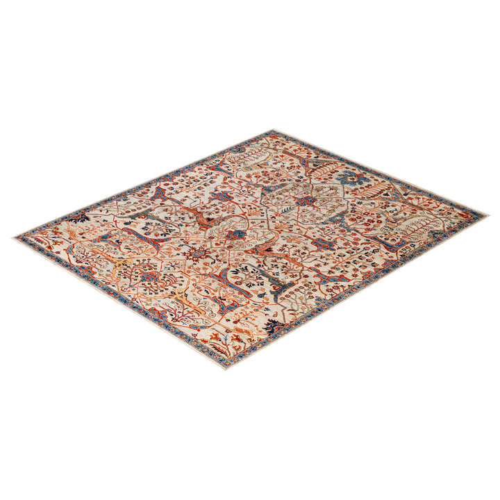 Traditional Serapi Wool Rug - 8'1" x 9'8"