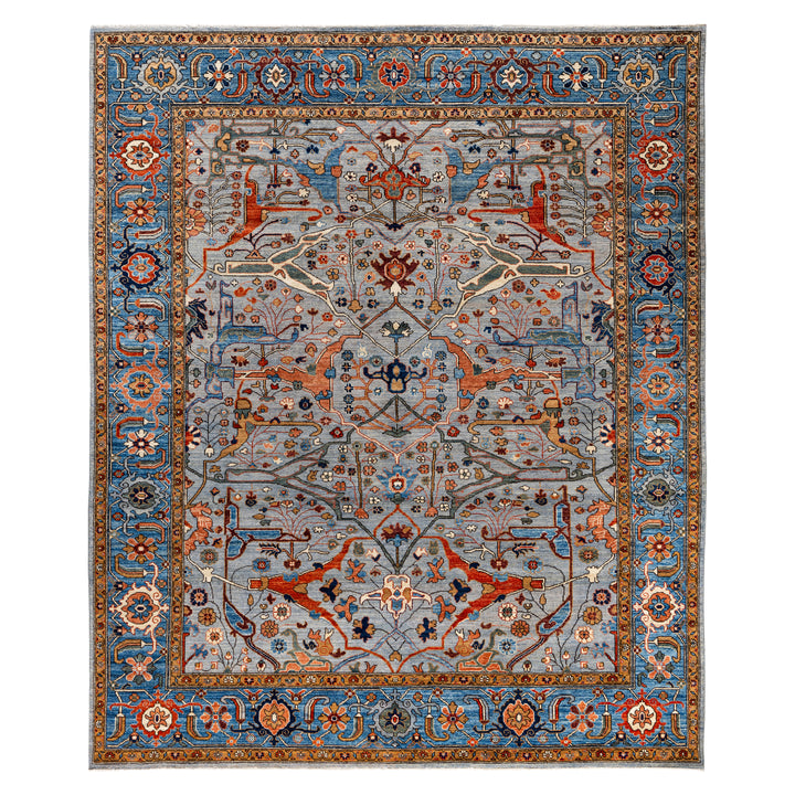 Traditional Serapi Wool Rug - 8' x 9'9"