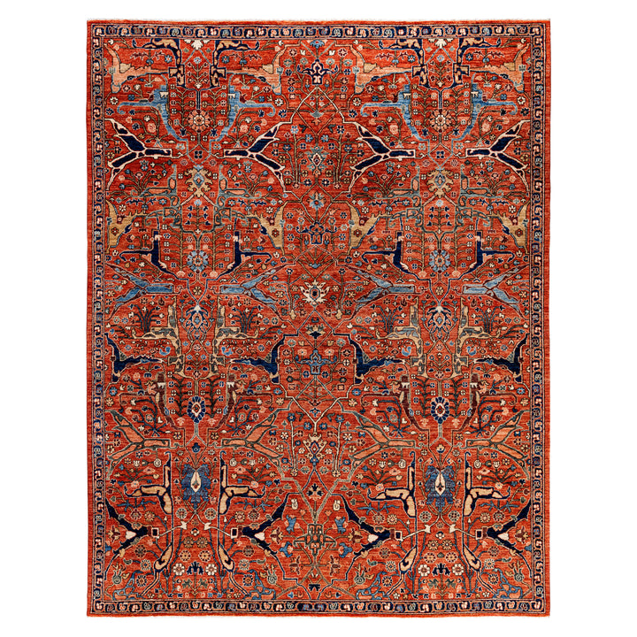 Traditional Serapi Wool Rug - 7'9" x 9'10"