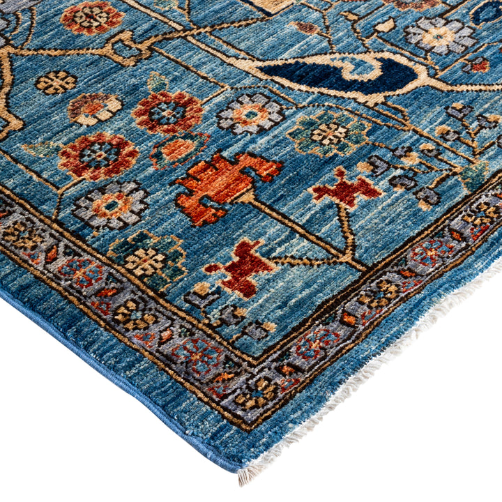Traditional Serapi Wool Rug - 6' x 9'