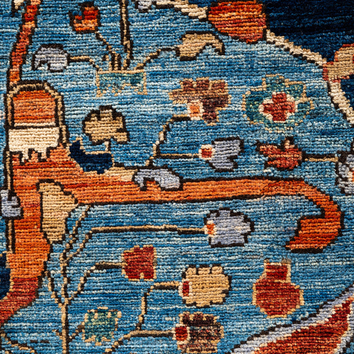 Traditional Serapi Wool Rug - 6' x 9'