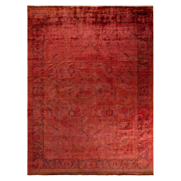 Overdyed Wool Rug - 9'2" x 11'9"
