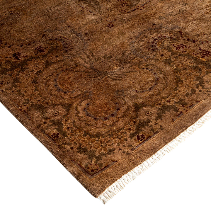 Overdyed Wool Rug - 6'1" x 9'1"