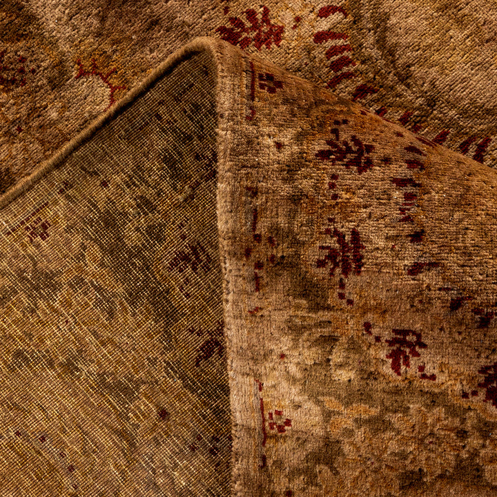 Overdyed Wool Rug - 6'1" x 9'1"