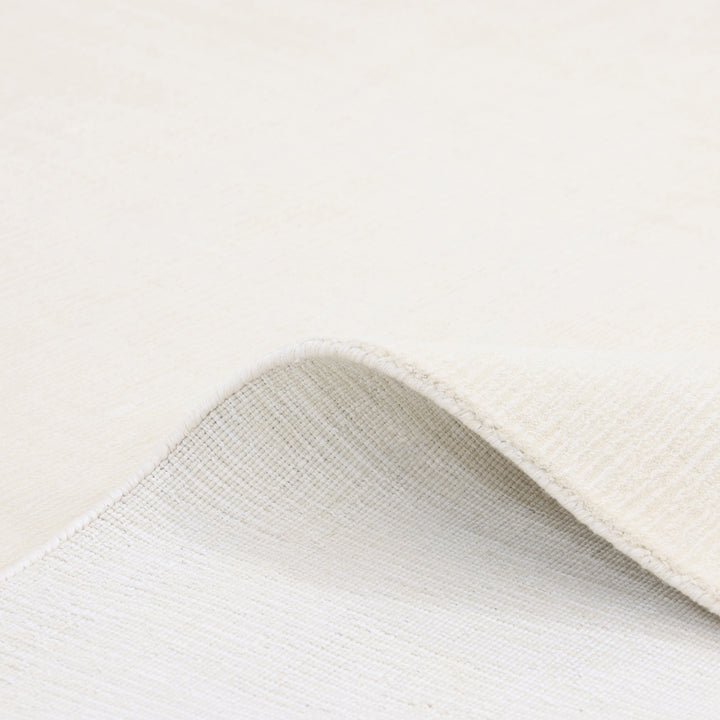 Solid Wool Rug Ivory / 9x12