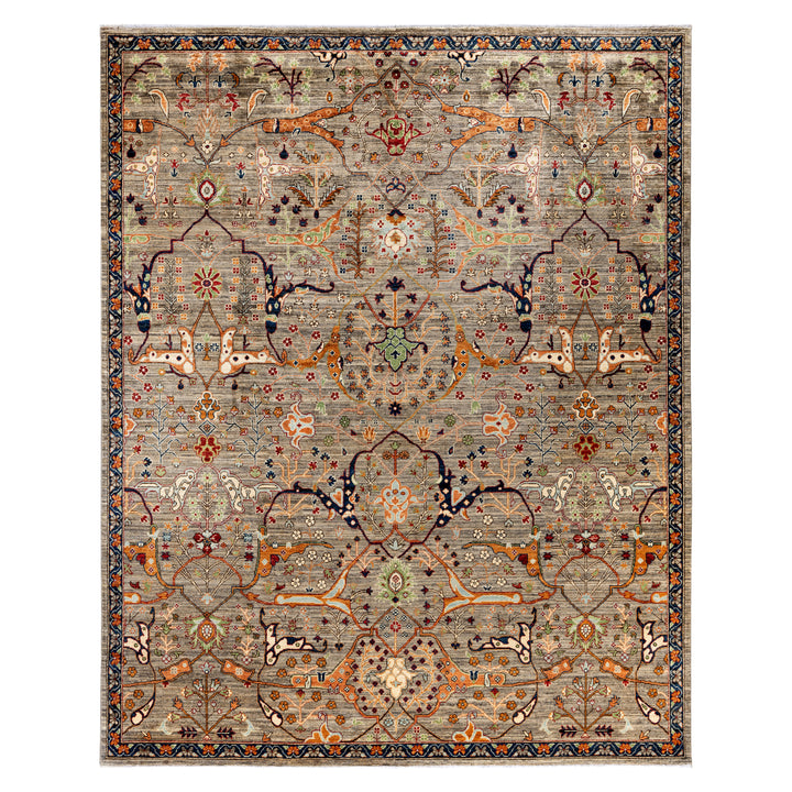 Traditional Serapi Wool Rug - 8' x 9'10"