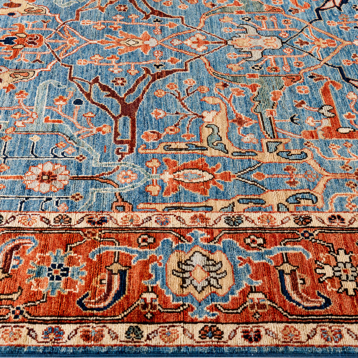 Traditional Serapi Wool Rug - 5'11" x 8'10"