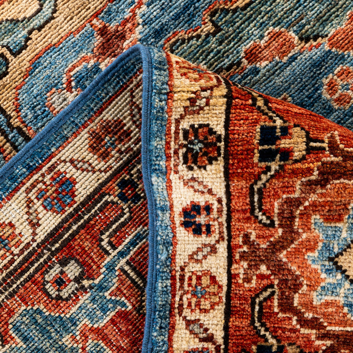 Traditional Serapi Wool Rug - 5'11" x 8'10"