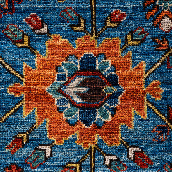 Traditional Serapi Wool Rug - 8'11" x 11'9"