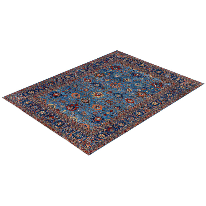 Traditional Serapi Wool Rug - 8'11" x 11'9"
