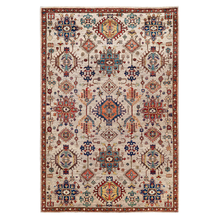 Traditional Serapi Wool Rug - 6' x 8'11"