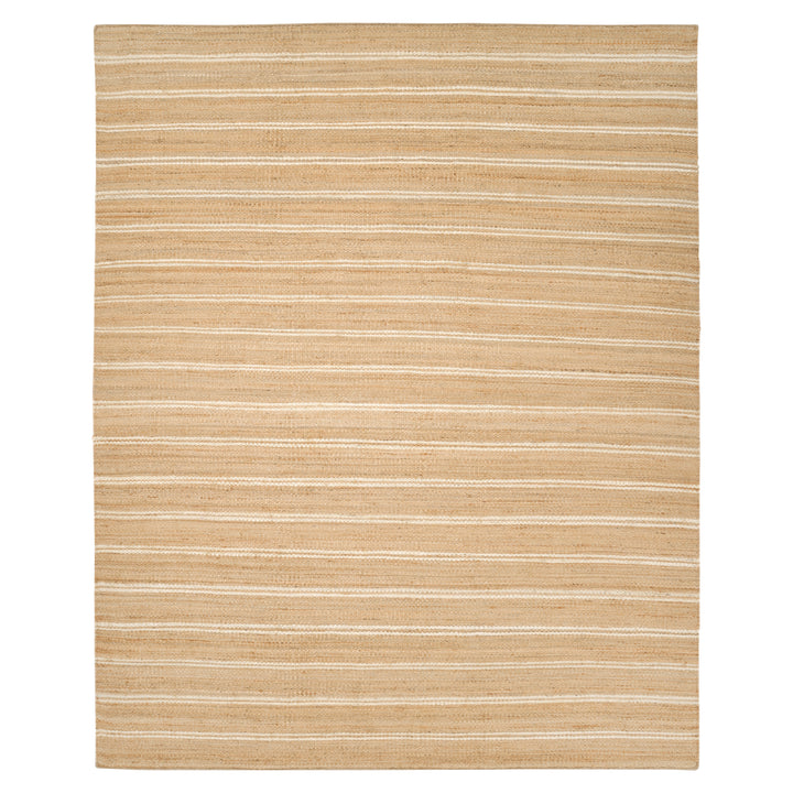 Transitional Jute Wool Rug - 8' x 10' Natural