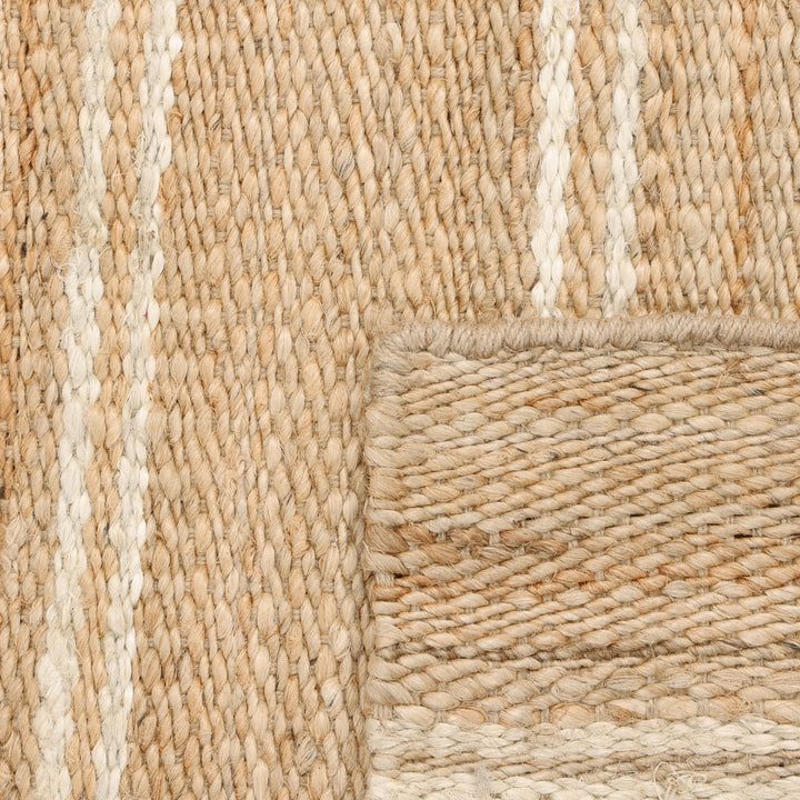 Transitional Jute Wool Rug - 8' x 10' Natural
