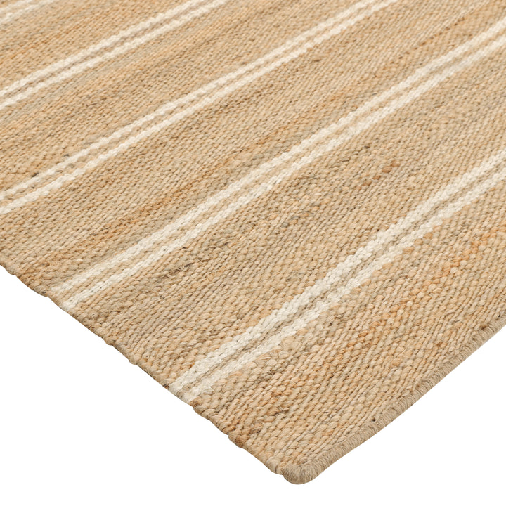 Transitional Jute Wool Rug - 8' x 10' Natural