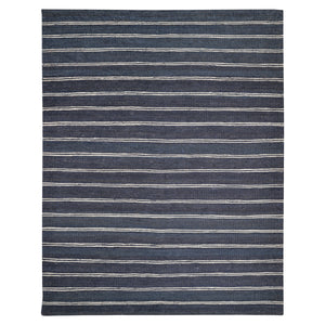 Transitional Jute Wool Rug - 8' x 10' Natural - hover