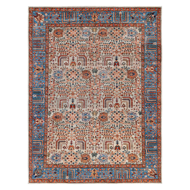 Traditional Serapi Wool Rug - 9' x 11'10"