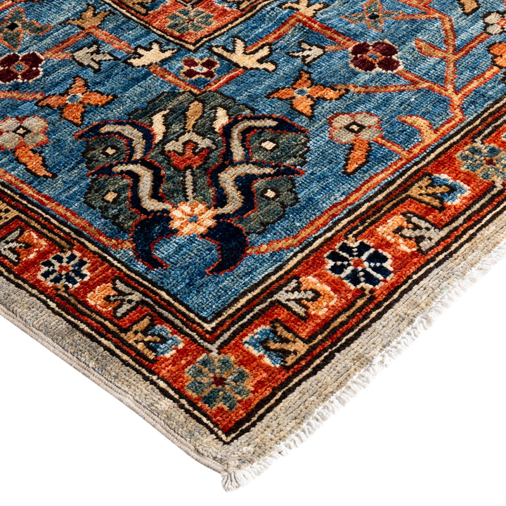Traditional Serapi Wool Rug - 9' x 11'10"