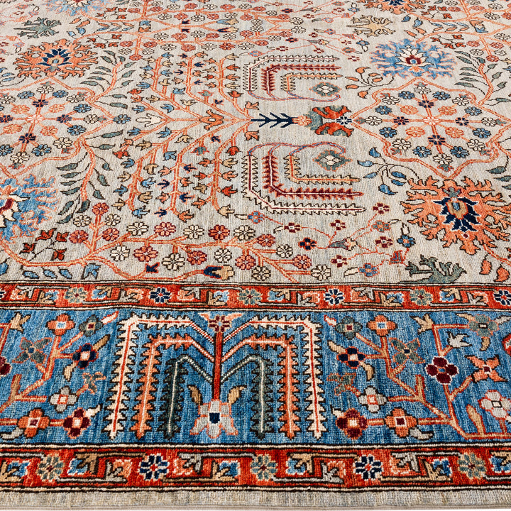 Traditional Serapi Wool Rug - 9' x 11'10"