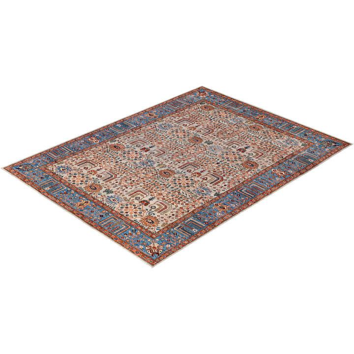 Traditional Serapi Wool Rug - 9' x 11'10"