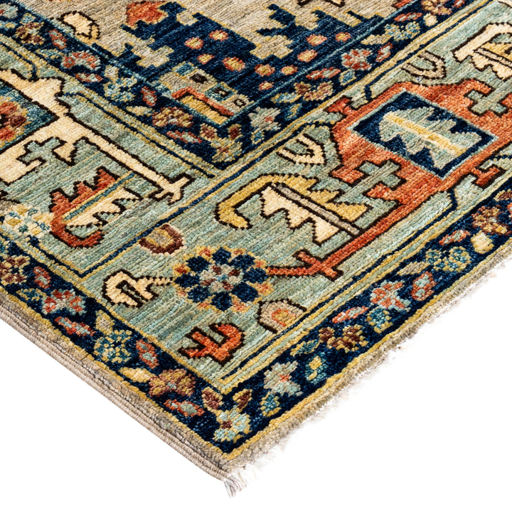 Traditional Serapi Wool Rug - 6'2" x 8'10"