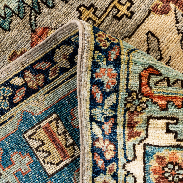 Traditional Serapi Wool Rug - 6'2" x 8'10"