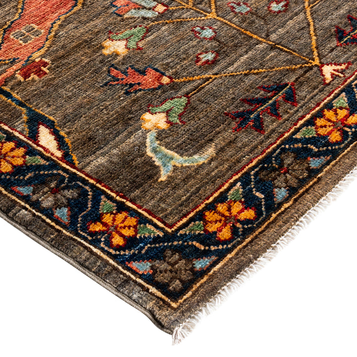 Traditional Serapi Wool Rug - 9'2" x 11'11"