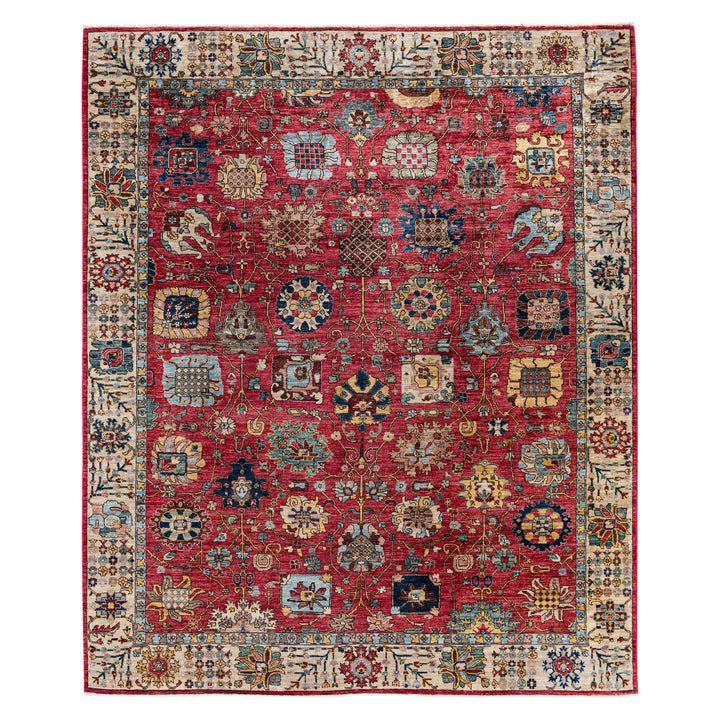 Traditional Serapi Wool Rug - 8' x 9'8"