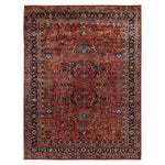 Traditional Serapi Wool Rug - 8'10" x 11'8"