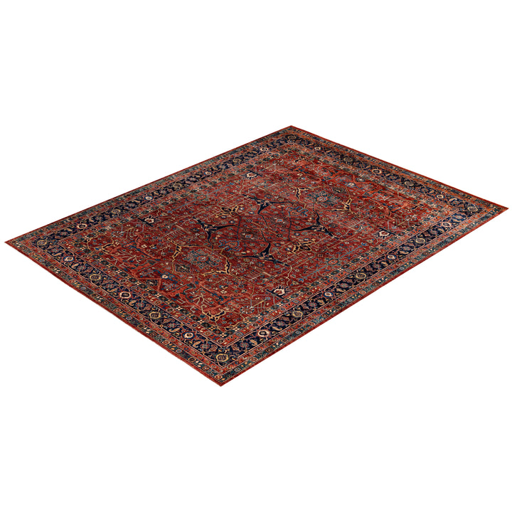 Traditional Serapi Wool Rug - 8'10" x 11'8"
