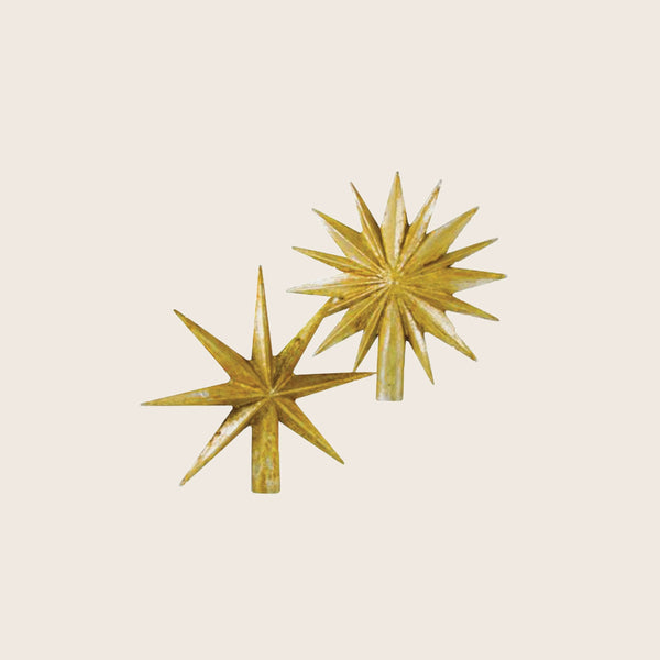 Assorted Starburst Tree Toppers Gold / 15 Point
