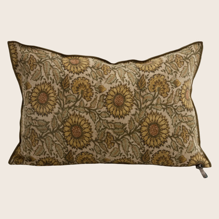 Les Tournesols Linen Pillow