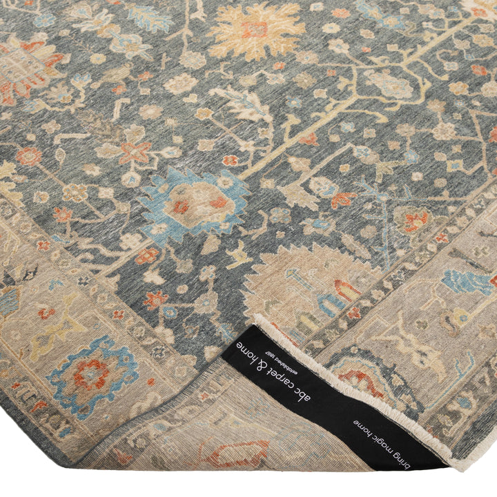 Blue Antique Revival Wool Rug - 8' x 10'