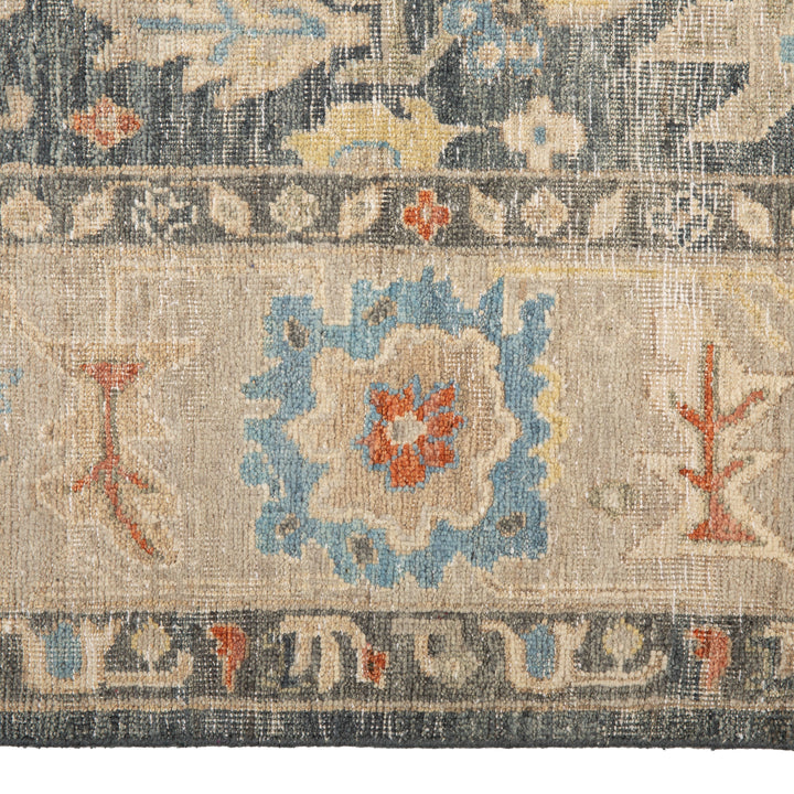 Blue Antique Revival Wool Rug - 8' x 10'