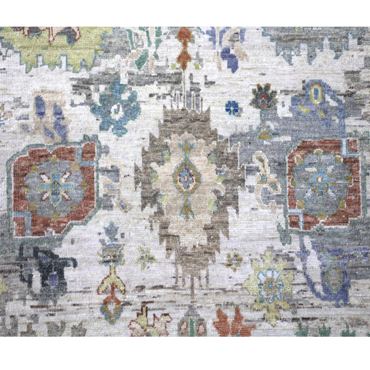 Ivory Antique Revival Wool Rug - 8' x 10'