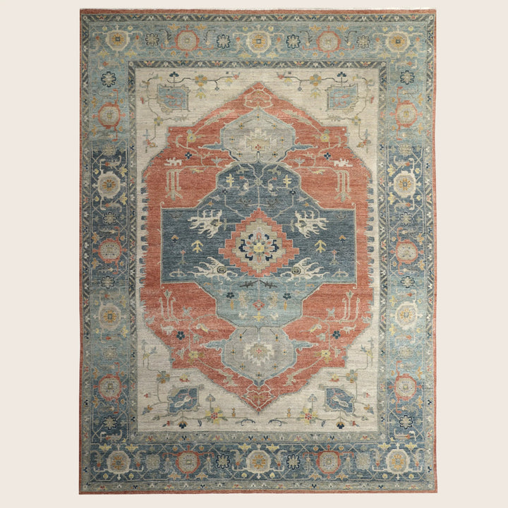 Multicolored Antique Revival Wool Rug