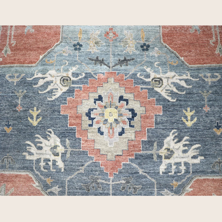 Multicolored Antique Revival Wool Rug