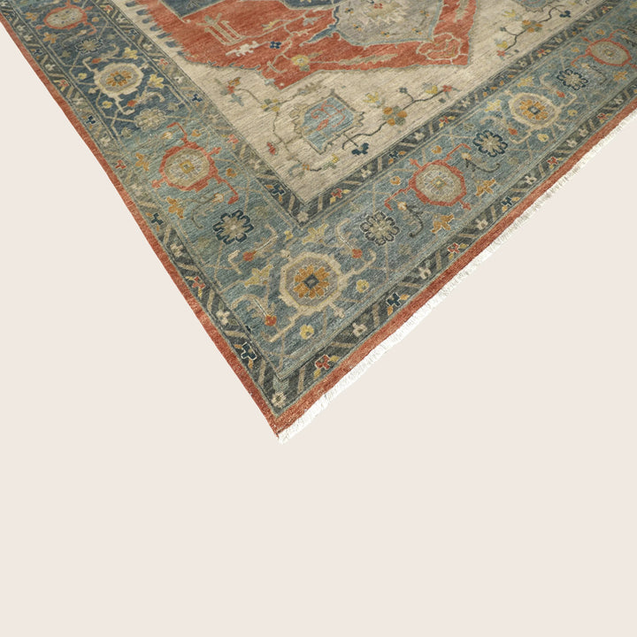Multicolored Antique Revival Wool Rug