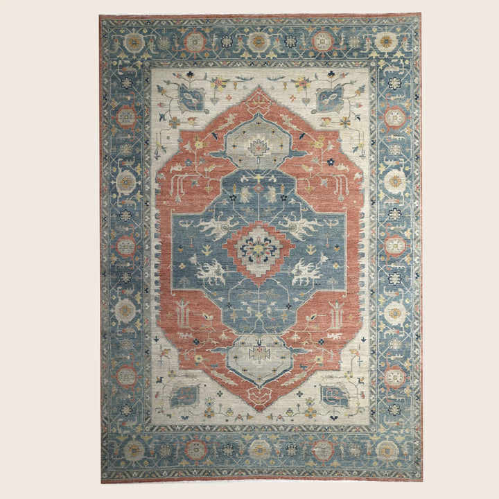 Multicolored Antique Revival Wool Rug